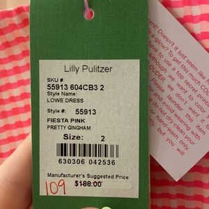 Lilly Pulitzer pretty gingham dress